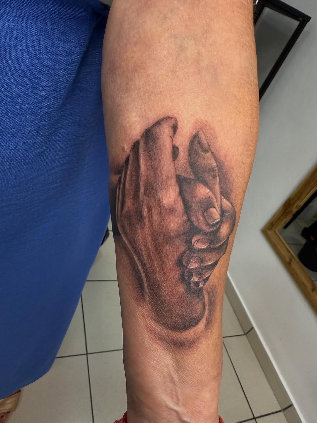 apretón de manos para la eternidad