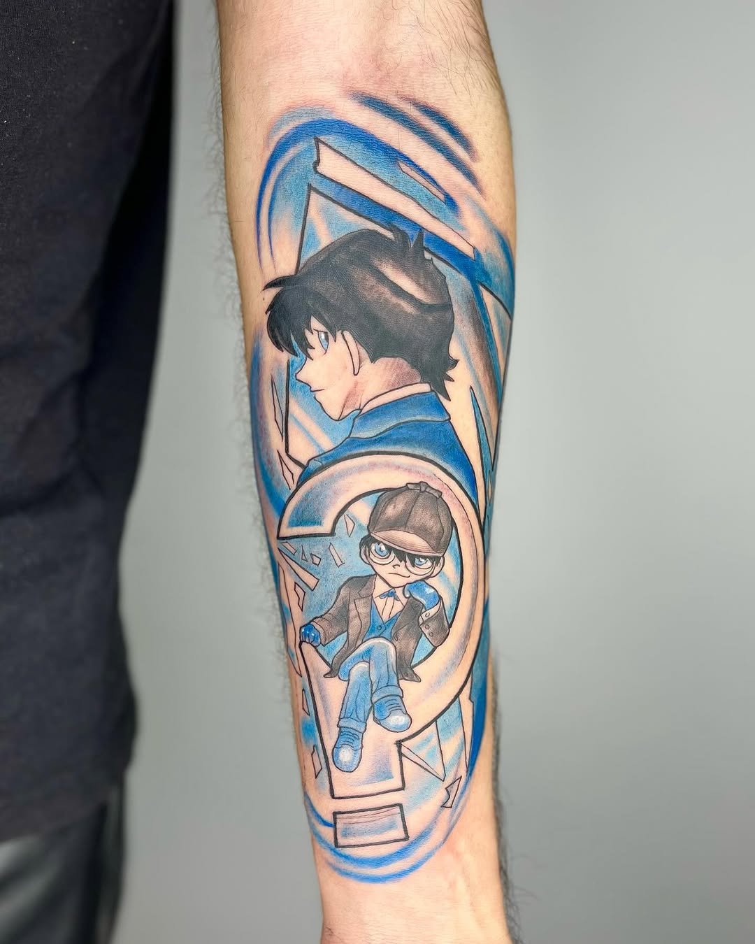 Tattoo de una serie anime del 94,”detective Conan”