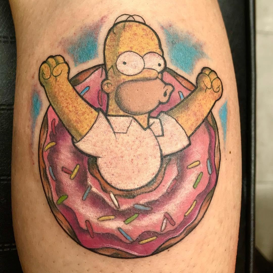Homer. homerhomersimpson thesimpsons rosquillacolortattoostickers cooltattoophilosophy thewaywayeddone ist freshtattoomartink_tattoo doshermanas doshermanastattoo alcalatattoo utrera