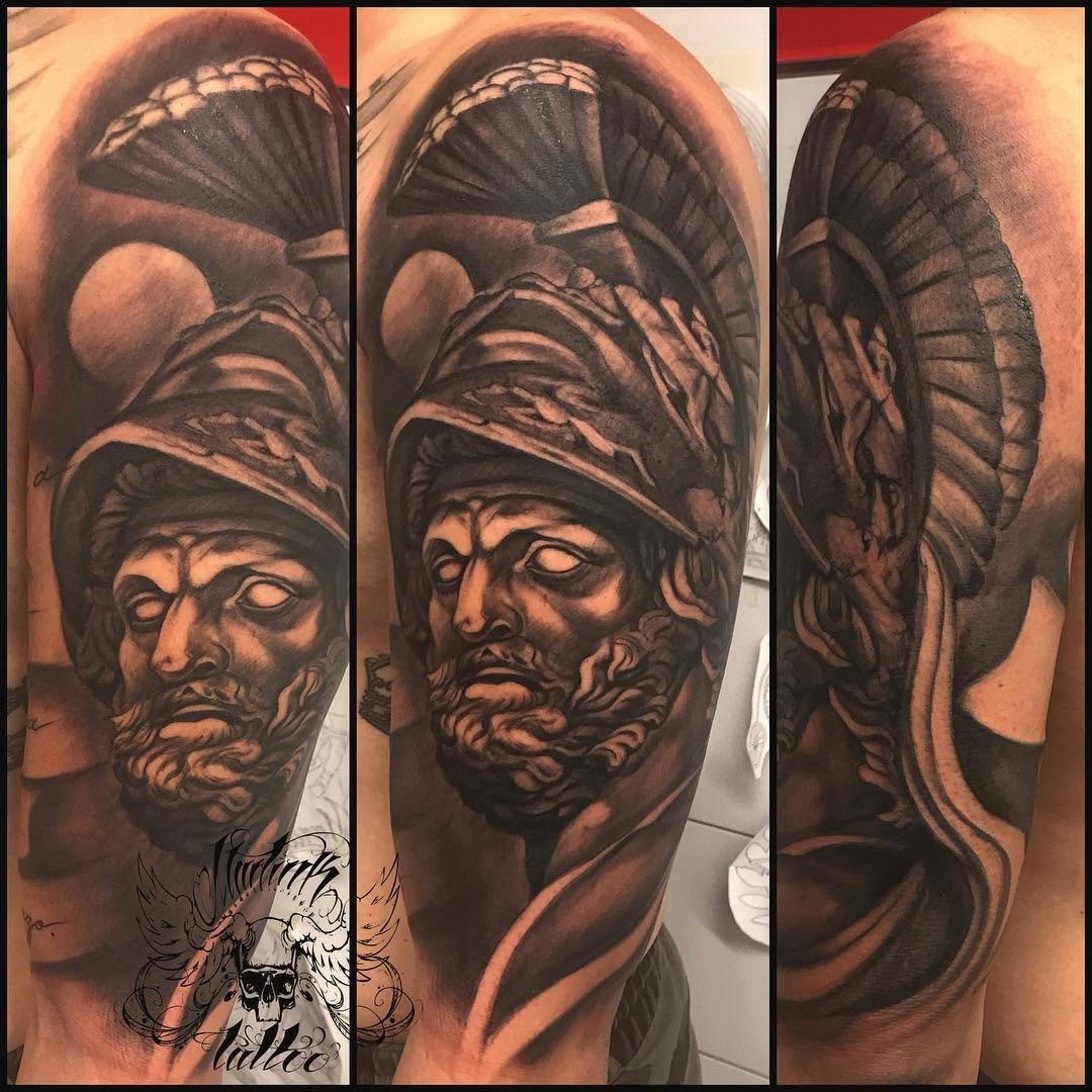 Menelao,rey de Esparta. menelaoespartaedistinkskinstatblackandgreytattoobnginksociety greekgreekgodgodsculpture realismrealistictattoo doshermanas doshermanastattoomontequintomontequintotattoomartink