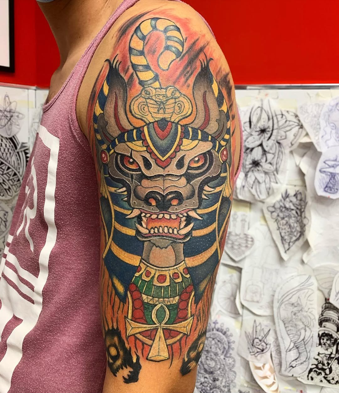 Anubis de estilo egipcio